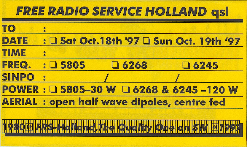 QSL from Series10_17thAnn_back_Oct1997