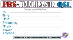 QSL_back from FRS Transmitter Series