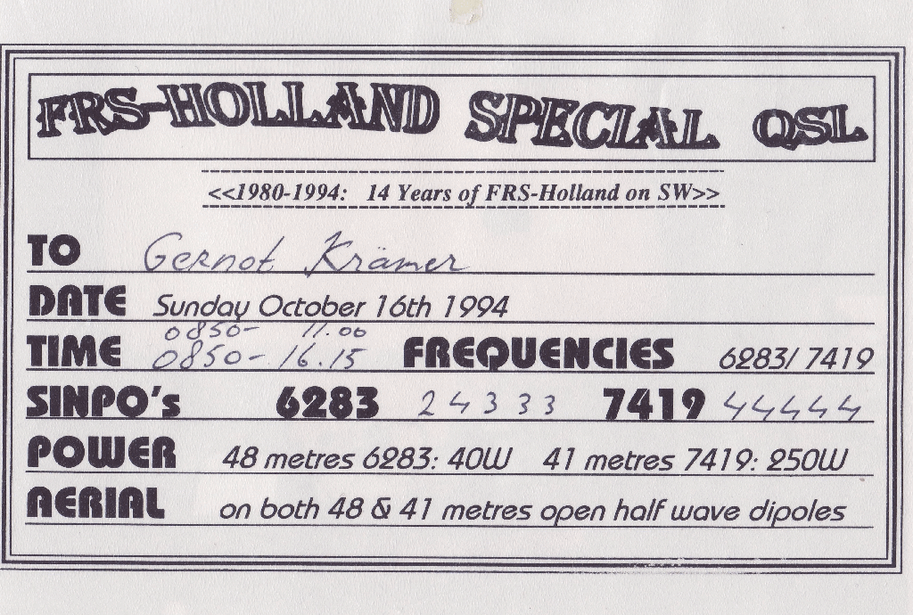 QSL_GernotKramer_16-10-1994-B