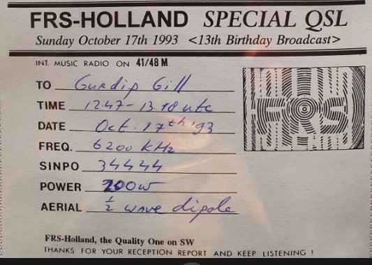 QSL_GurdipGill_17-10-1993