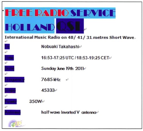 QSL_Nubuaki Takahashi_19-06-2011
